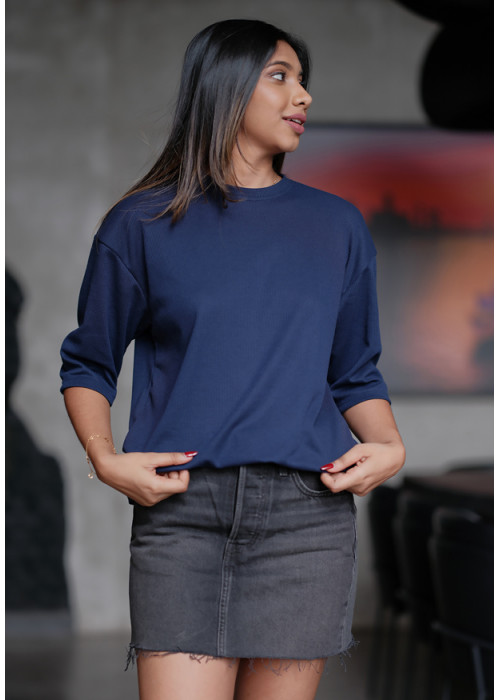 SADIE BLUE BAGGY T SHIRT